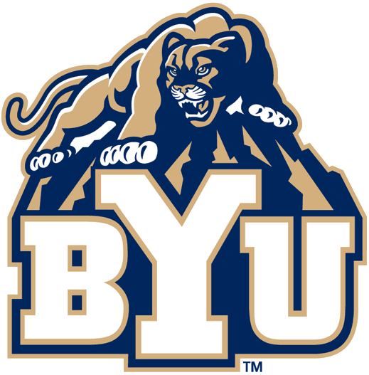 Brigham Young Cougars 1999-2004 Secondary Logo iron on transfers for clothing